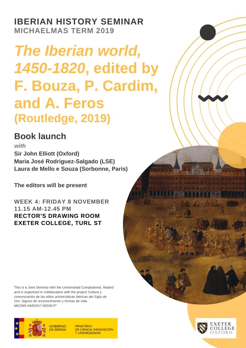 Presentación del volumen The Iberian World, 8 de noviembre, Oxford (Reino Unido)