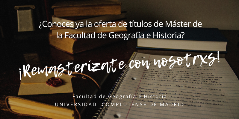 Segundo plazo a másteres universitarios UCM con plazas libres (del 28 de abril al 26 de mayo de 2025).